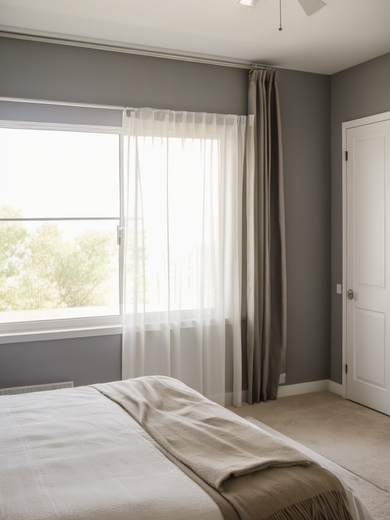 Use sliding doors or curtains to separate the bedroom area, allowing for privacy while still maintaining an open aesthetic.