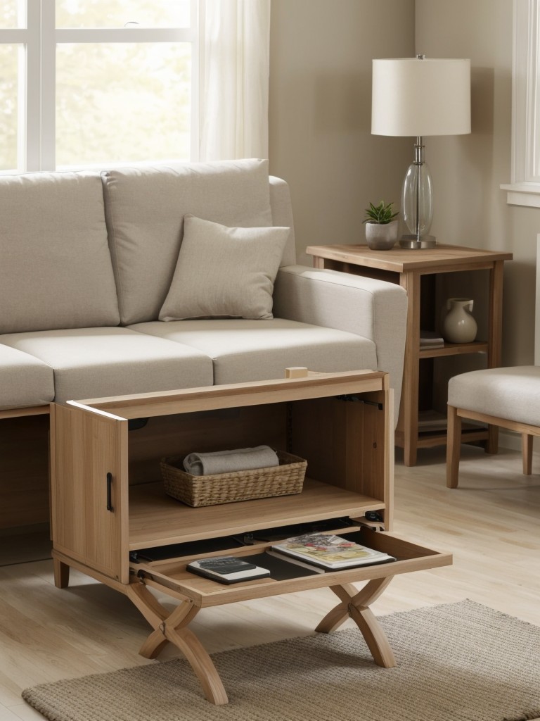 Use lightweight and portable furniture that can easily be rearranged to accommodate different activities.