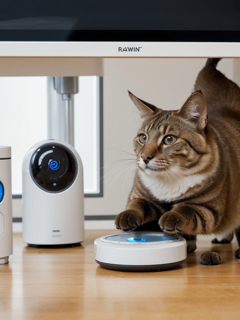 Installing smart pet care devices like automated feeders and interactive toys to make sure your furry friends are well taken care of, even when you're not at home.