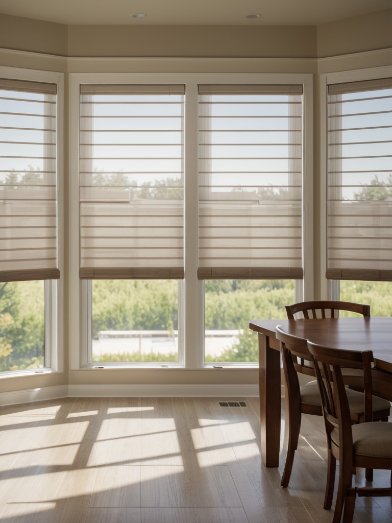 Utilizing smart window treatments that can be programmed to open or close based on weather conditions or time of day, optimizing natural light and energy efficiency.