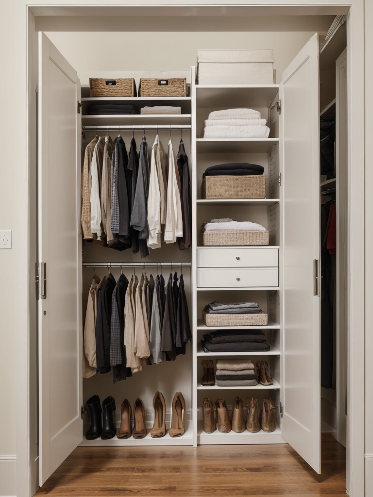 Share a photo of your creative apartment storage solution and enter to win a stylish closet organization system.