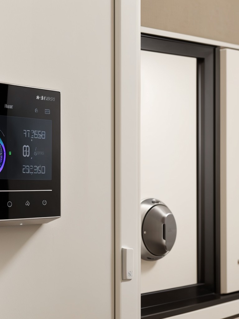 Consider incorporating smart home devices such as a connected thermostat or a smart lock system for added security and comfort in your apartment.