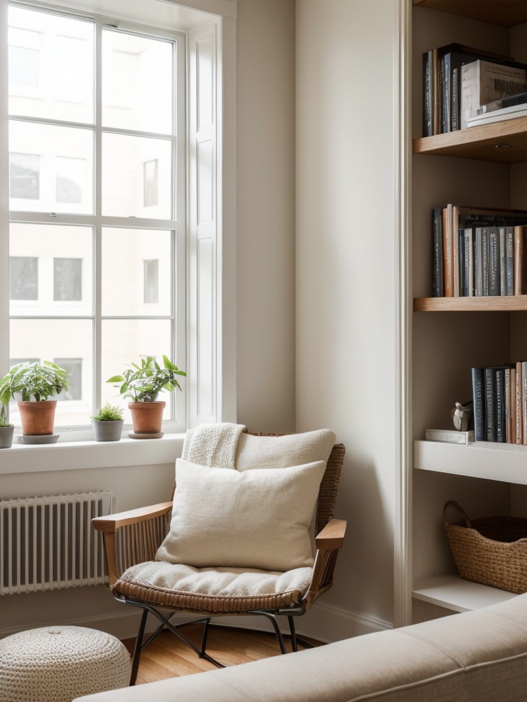 creating a cozy reading nook in your apartment