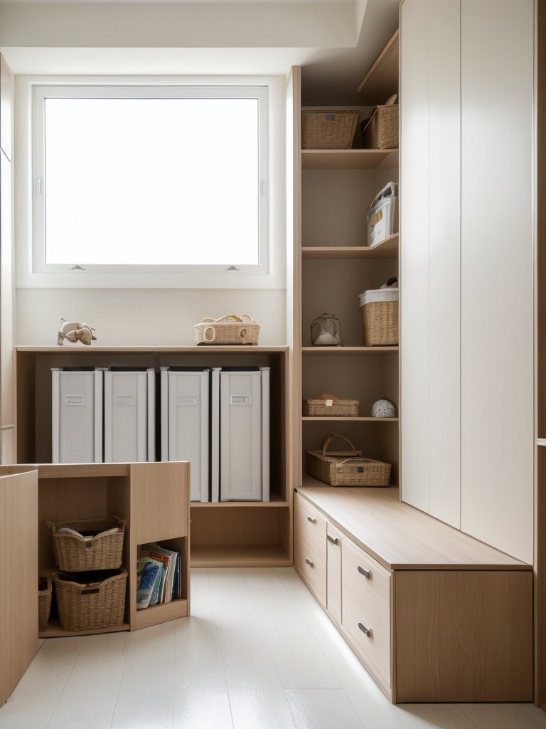 designing a kid-friendly apartment with ample storage