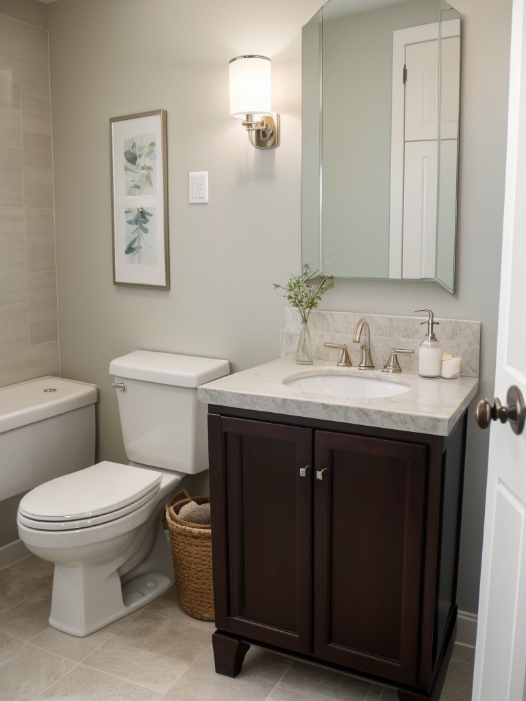 tips for decorating a bathroom with limited space