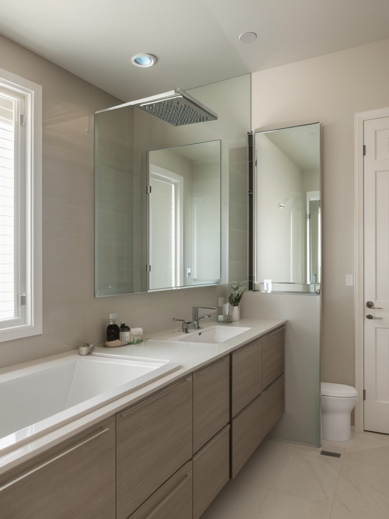 Incorporating smart home features such as automated lighting, voice-controlled shower systems, and smart mirrors.