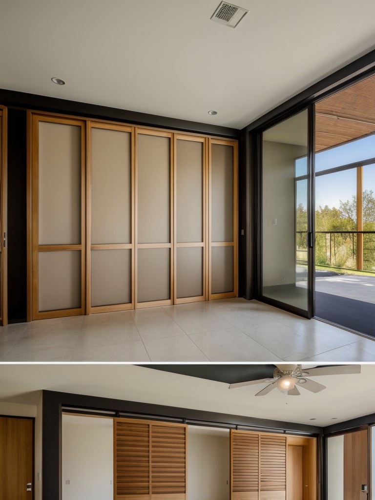 Creating separate living zones with furniture placement and room dividers to maximize privacy.