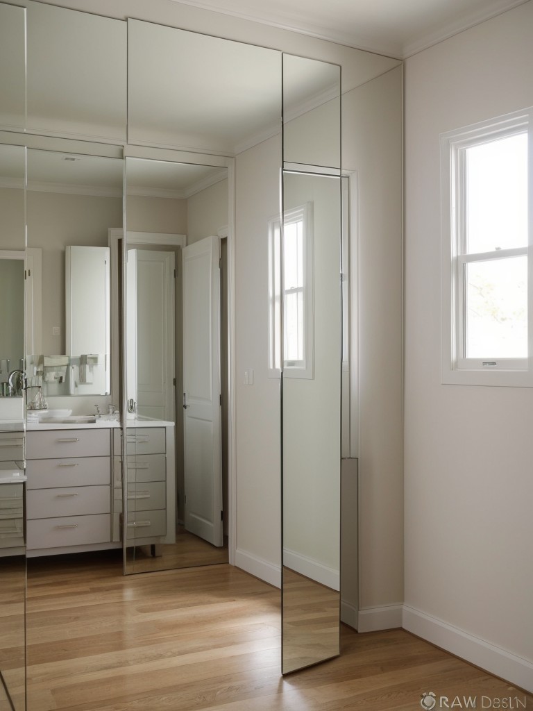 Incorporating plenty of mirrors to create the illusion of a larger and brighter space.