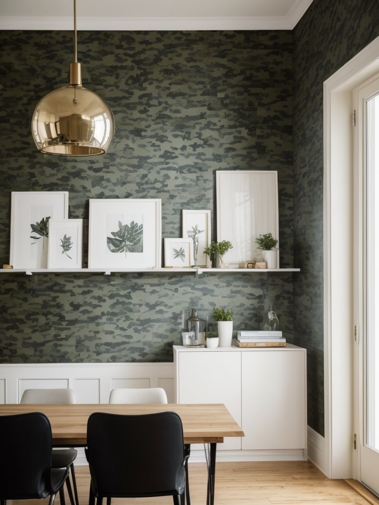 How to camouflage or blend temporary walls into your apartment's existing décor, using paint, wallpaper, or textured finishes.