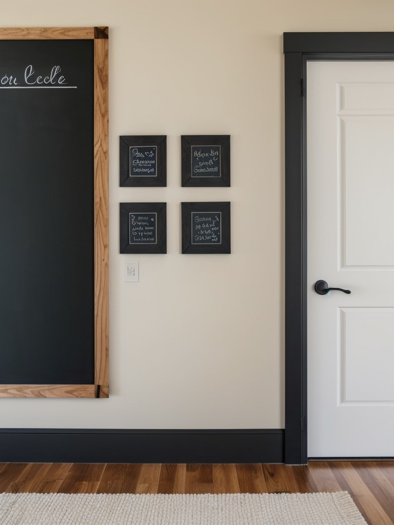 Temporary wall options that allow for customization, such as chalkboard paint or corkboard panels, to create a functional and interactive space.