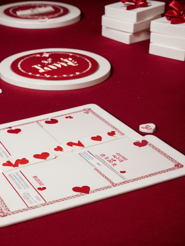 Host a Valentine's Day-themed game night, featuring board games like Love Letter or trivia quizzes about famous romantic movies.