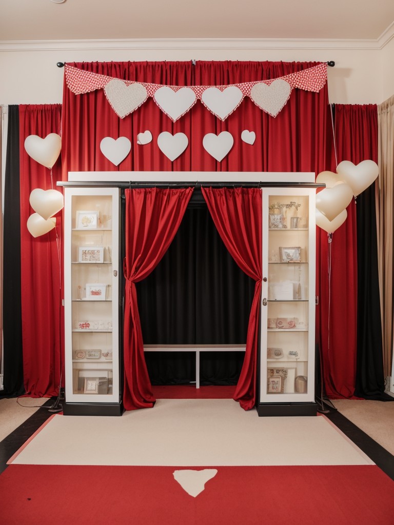 Set up a photo booth corner with fun props and backdrops for residents to capture their Valentine's memories.