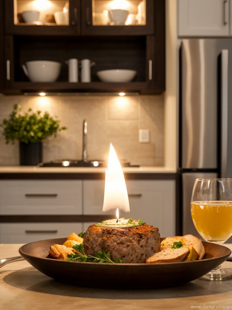 Cook a gourmet dinner together using your favorite recipes and enjoy a candlelit meal at home.