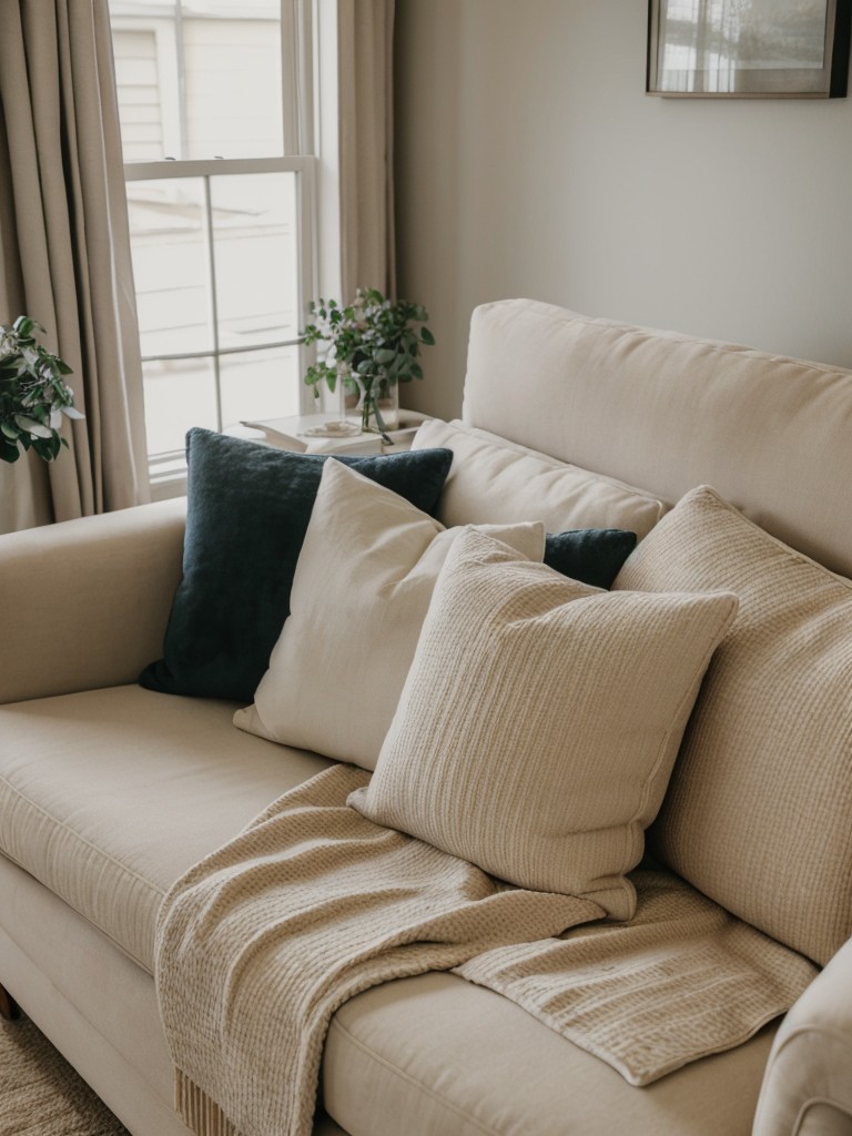 Set up a cozy seating area with plush cushions and a comfortable blanket for snuggling.