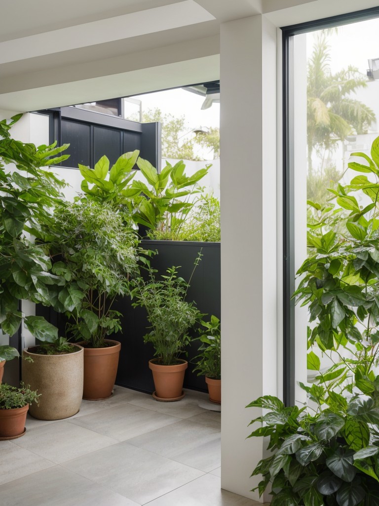 Incorporate plenty of plants and greenery to create a fresh and lively atmosphere while also improving air quality.