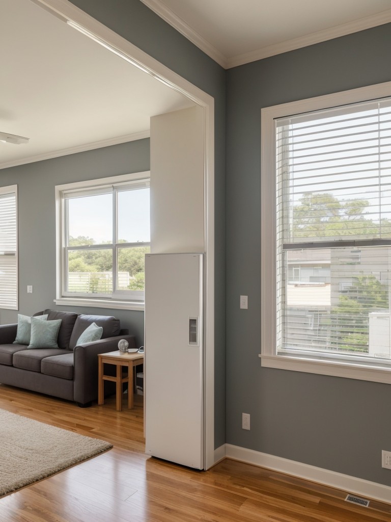 Window-mounted air conditioners with built-in timers, so you can cool your apartment before you arrive home.