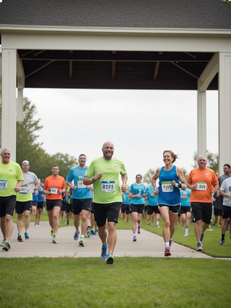 Bring residents together for a charity run event, supporting a local cause while promoting health and wellness.