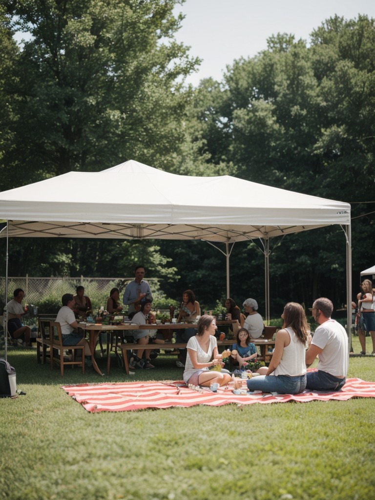 Gather residents for a community picnic, complete with outdoor games, live music, and delicious picnic-style food.