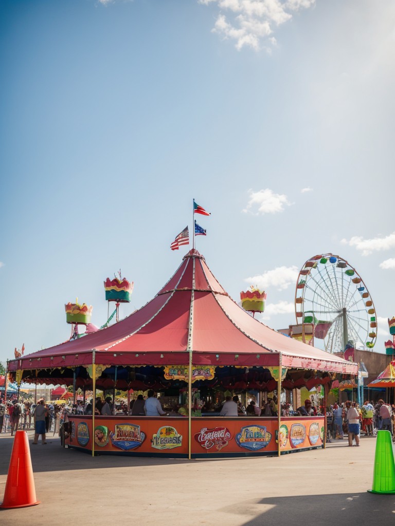 Host a family-friendly carnival, complete with games, rides, and delicious carnival food for all to enjoy.