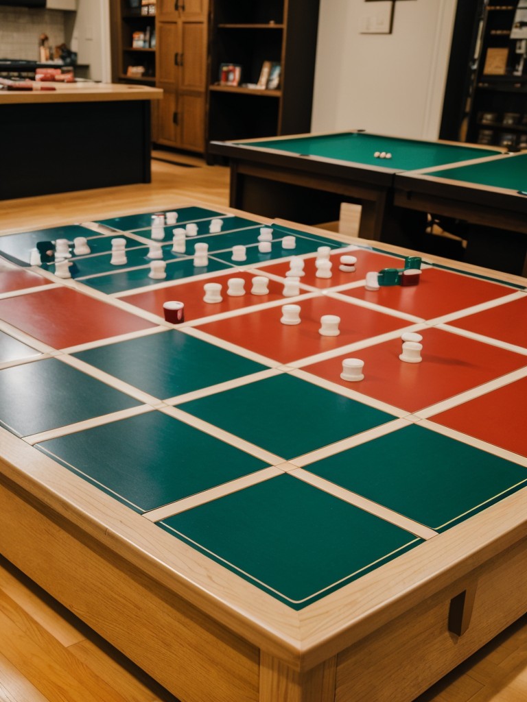 Organize a community game night, featuring classic board games, card tournaments, and friendly competition.