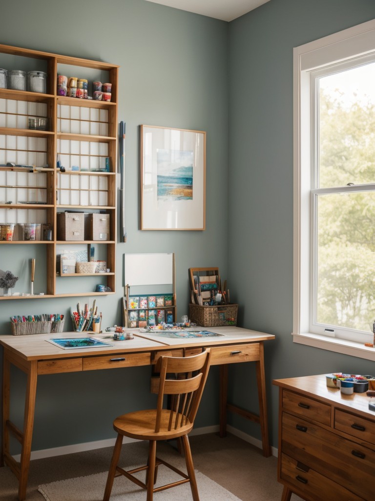 Incorporating a dedicated space for hobbies or creative pursuits, such as a crafting corner or art studio.