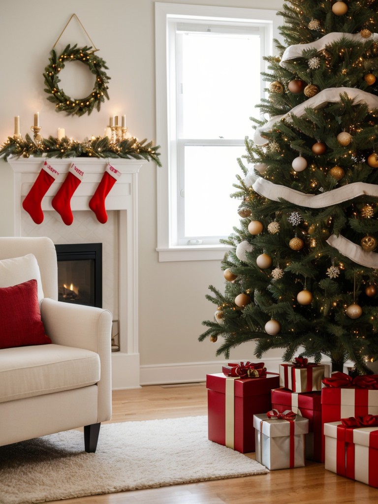 Apartment Christmas tree themes and color schemes to complement your existing decor, from traditional to modern designs.