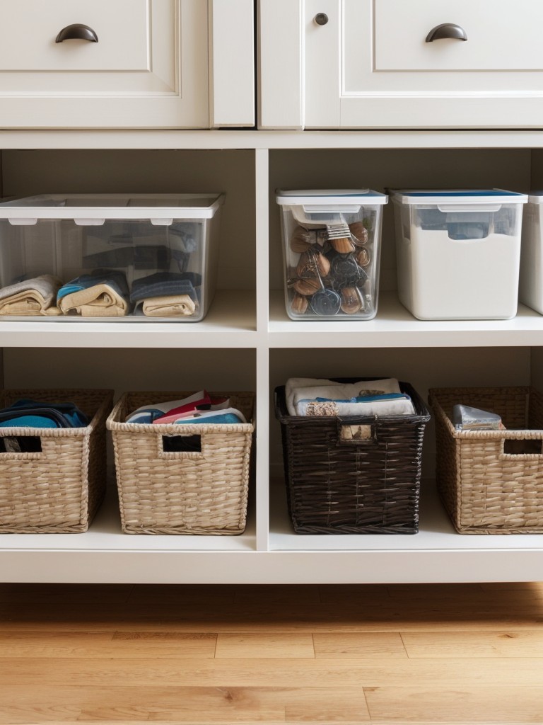 Get creative with small space organization hacks for maximizing storage.