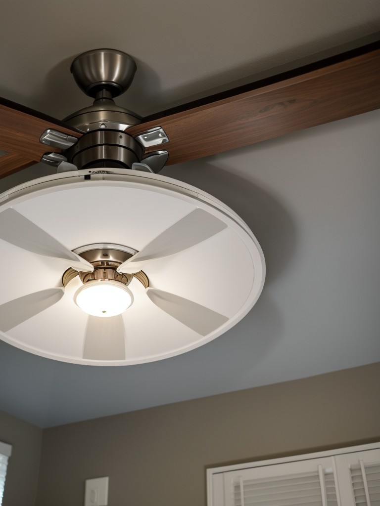 Installing a ceiling fan or utilizing a portable air conditioner for optimal comfort during warm summer nights.