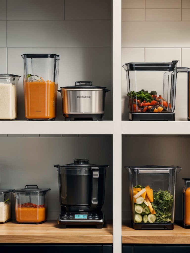 Tech-savvy kitchen gadgets, like a smart cooking thermometer or a multifunctional blender, to make cooking and meal prep a breeze.