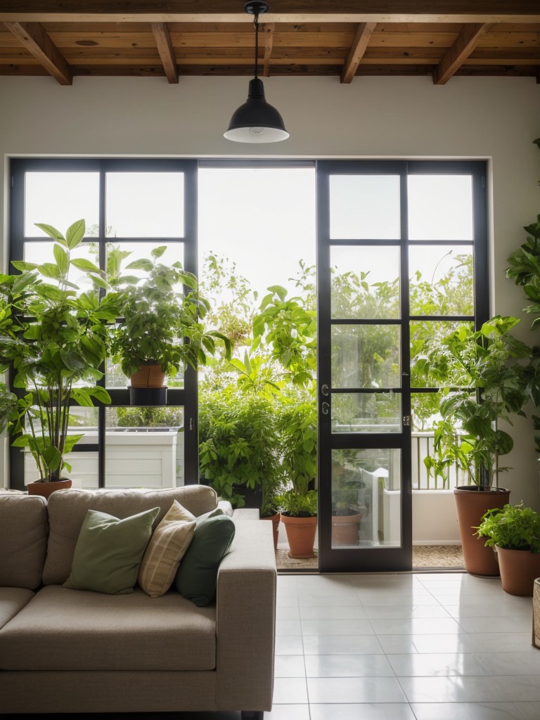 Indoor plants or herb gardens to bring a touch of nature and fresh air into their homes.