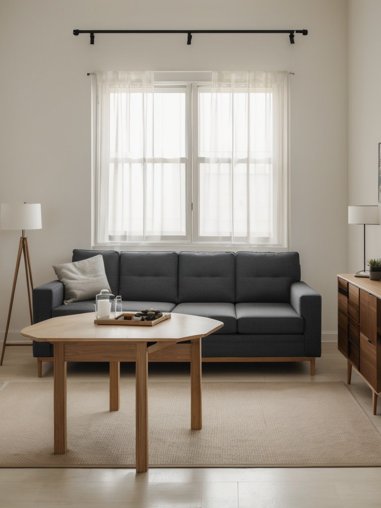 A versatile and space-saving furniture set, like a modular sofa or a folding dining table, for those with limited space in the new apartment.