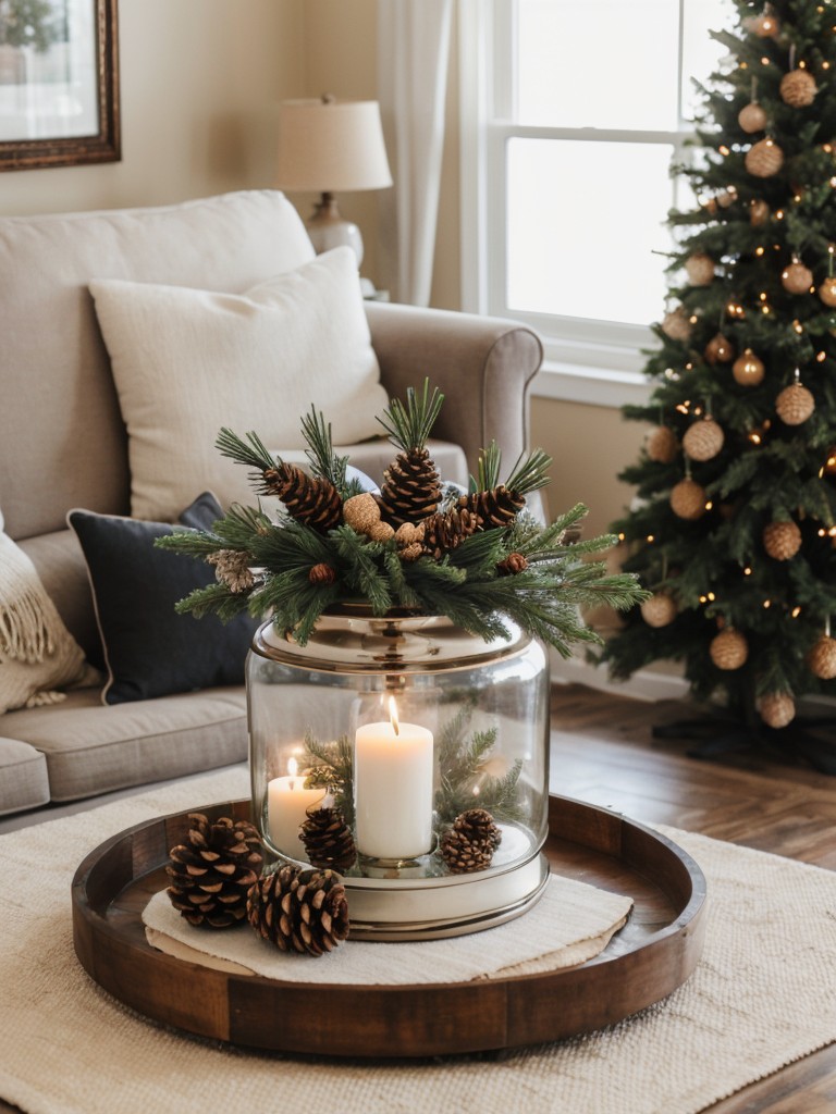 Incorporate scented pinecones as decorations throughout your apartment, bringing the enchanting scents of nature indoors.