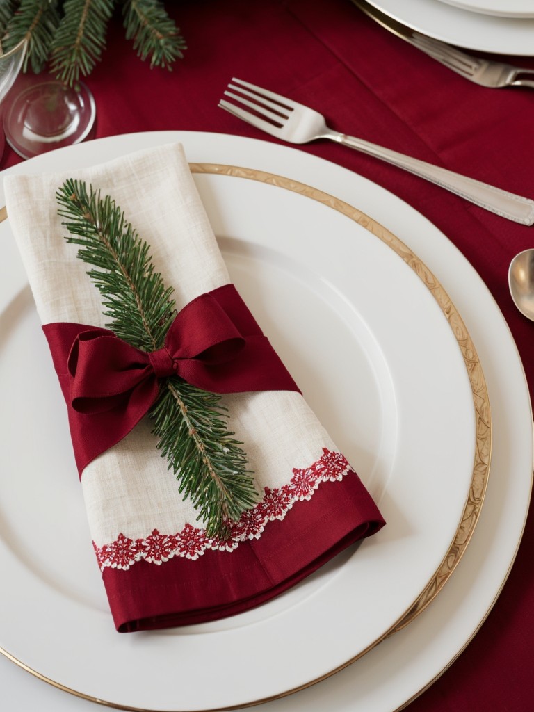 Use festive table runners, placemats, and napkins to set a joyful and elegant table for holiday meals and celebrations.