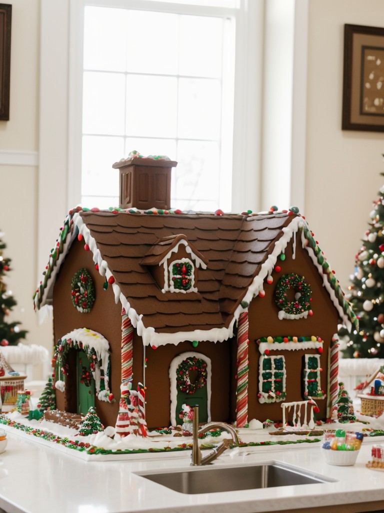 Host a gingerbread house decorating contest, providing all the necessary supplies and letting residents' creativity shine.