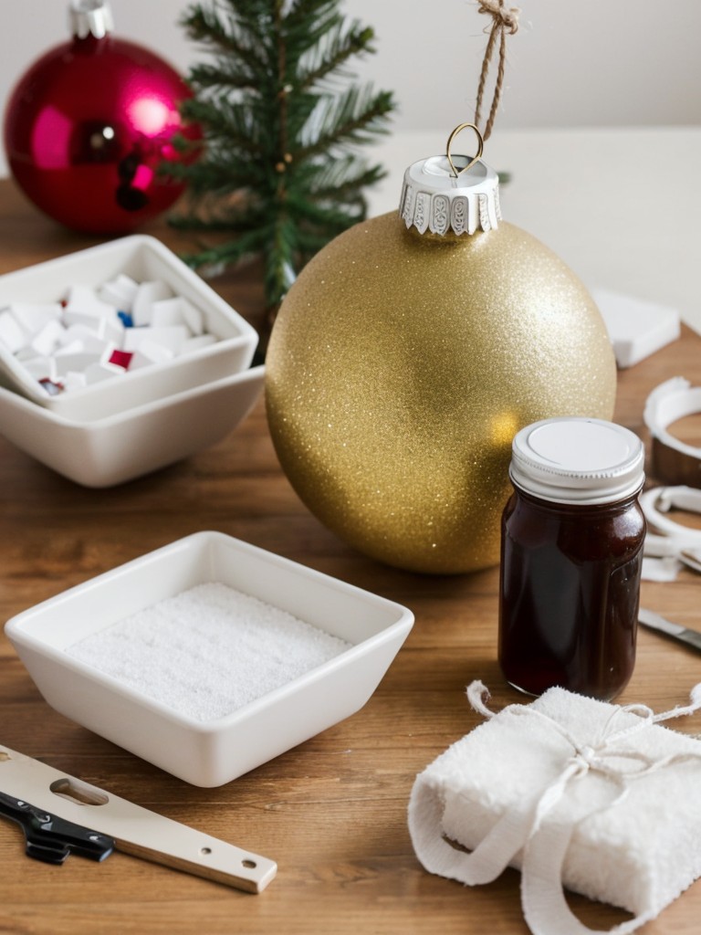 Set up a DIY ornament-making station, providing residents with all the supplies they need to create personalized decorations.