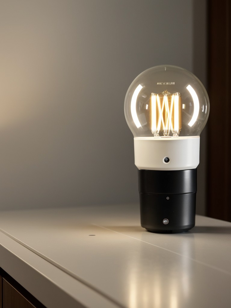 Opt for smart light bulbs that can be controlled via a smartphone or voice assistant, allowing for easy customization.