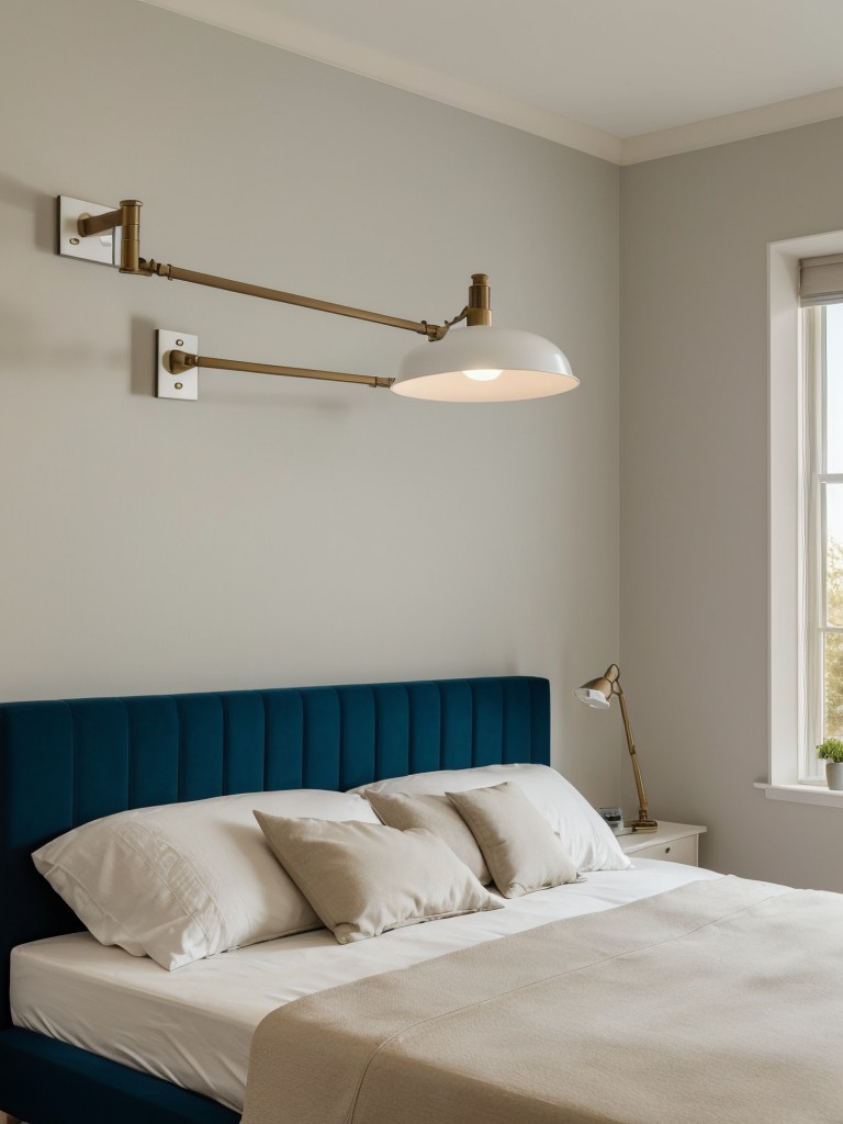 Use wall-mounted reading lights with adjustable arms next to beds or sofas for focused lighting in relaxation areas.