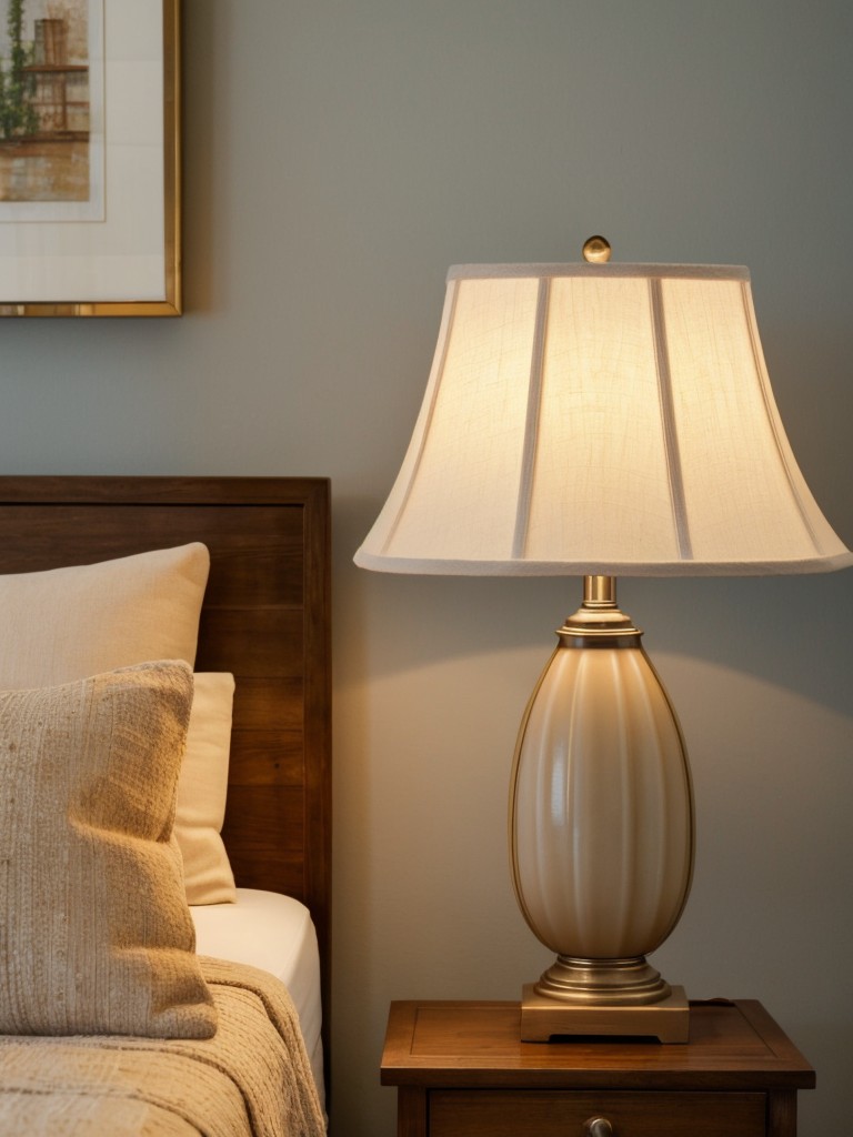 Use warm lighting fixtures such as table lamps, string lights, or floor lamps to create a warm and inviting ambiance.