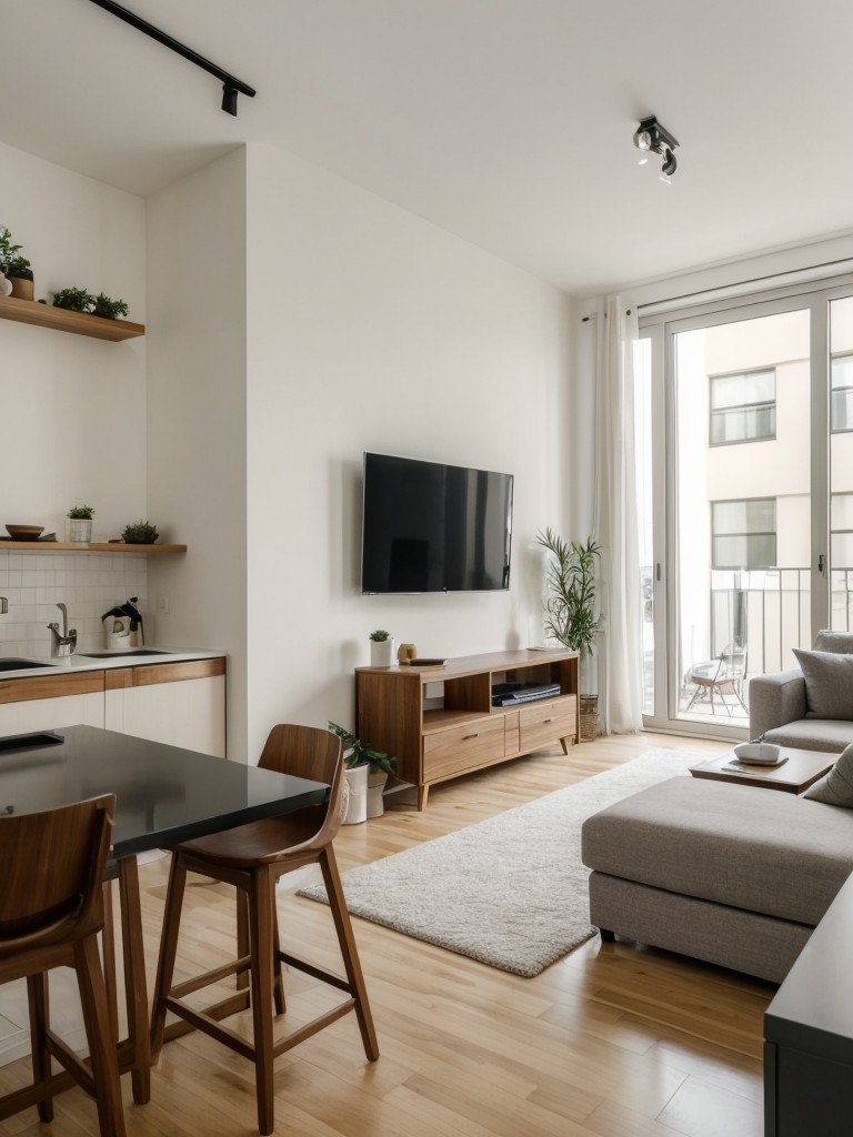 Tips for arranging furniture in a small apartment to optimize flow and functionality.