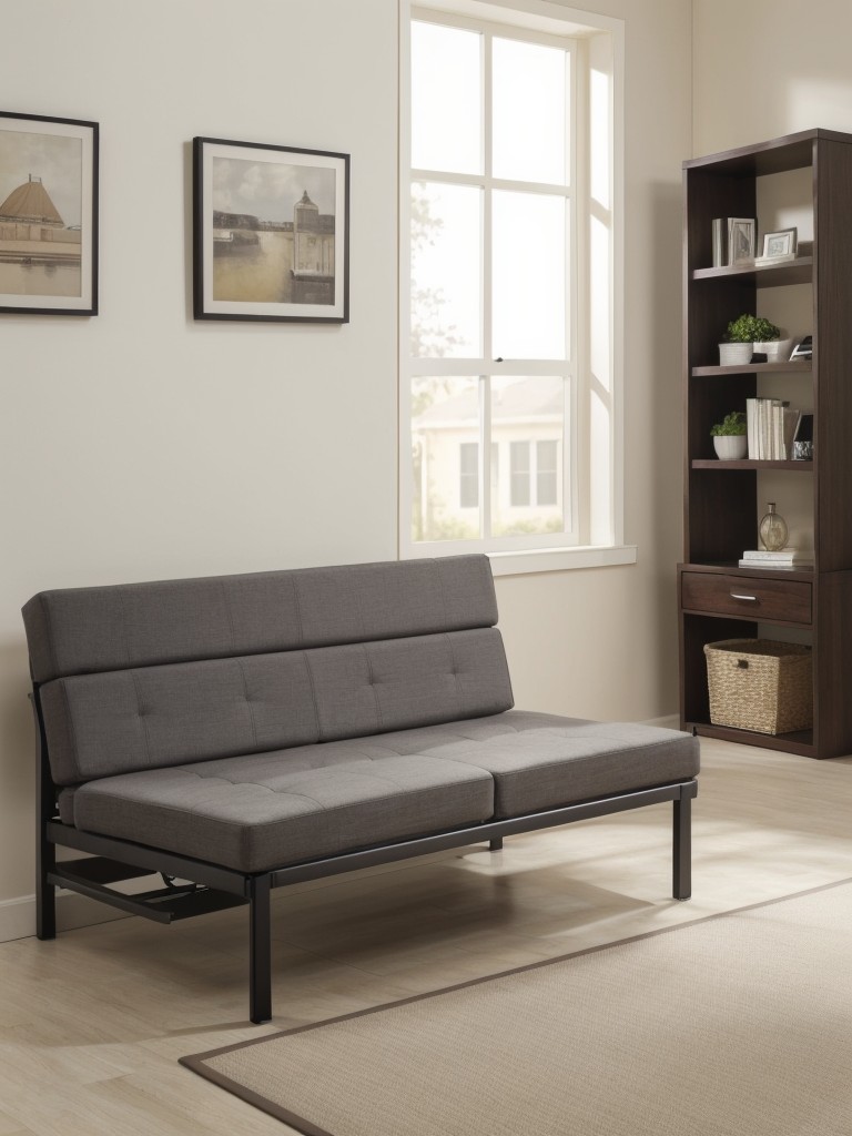 Space-saving furniture solutions like foldable tables, wall-mounted desks, and sofa beds.