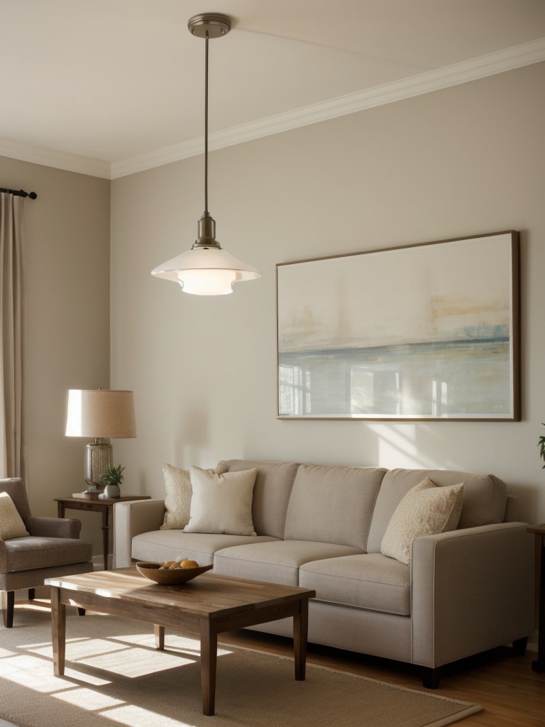 Incorporate light fixtures that emit soft, diffused light to create a cozy ambiance.