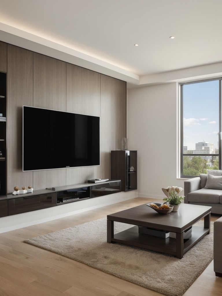 Incorporate smart home technology into your apartment, allowing you to control lighting, temperature, and entertainment with ease.