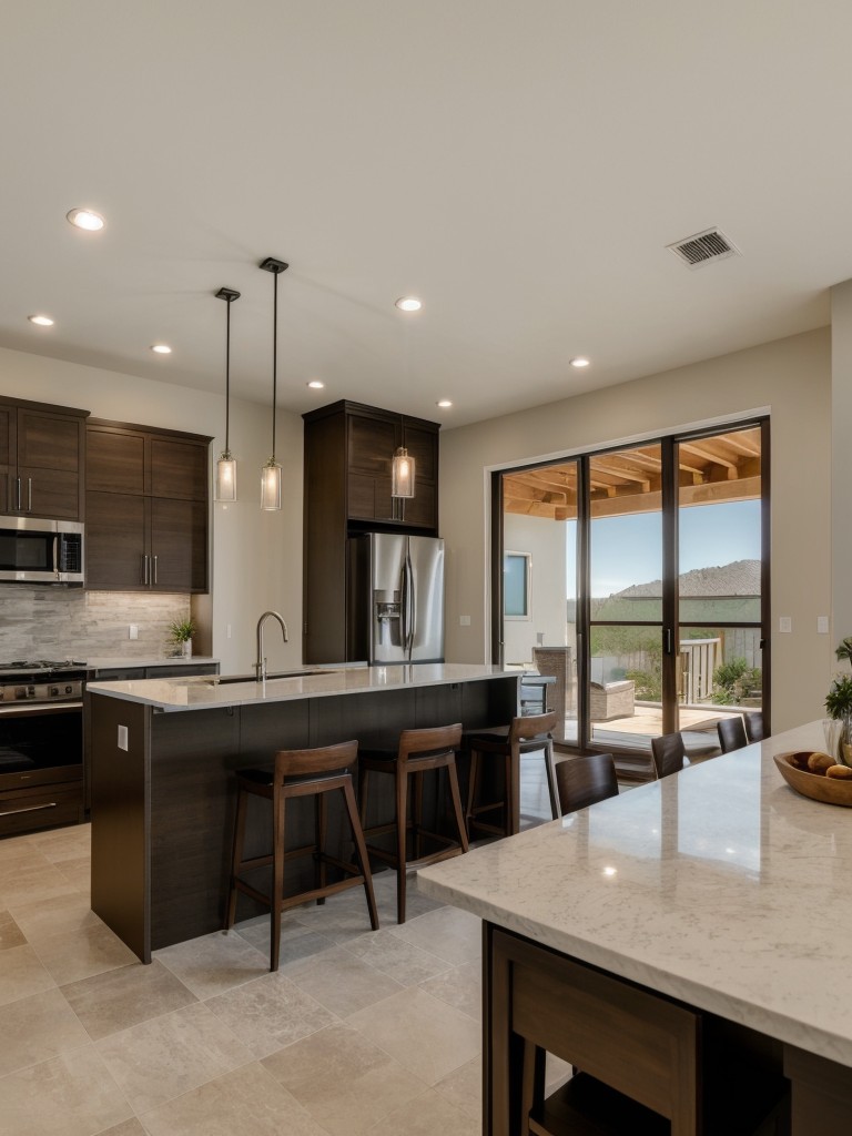 Utilize an open concept layout to maximize the spatial flow and create a sense of connectivity between the two levels.