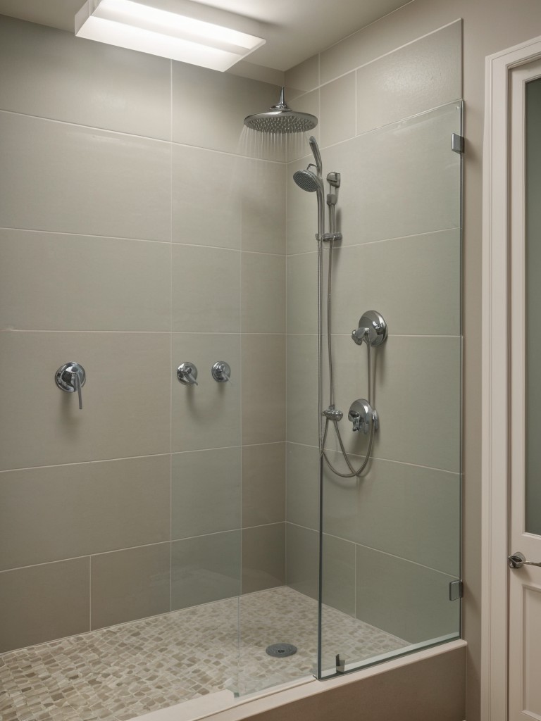 Conserve water by installing low-flow fixtures and taking shorter showers.