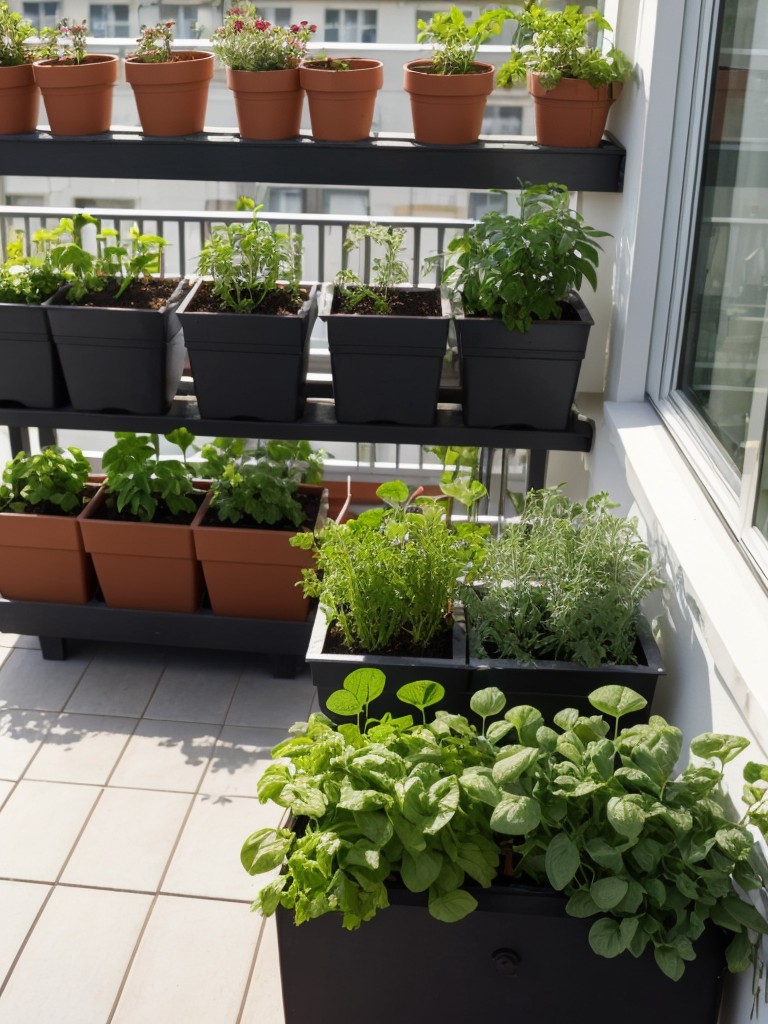 Create a small garden on your balcony or windowsill to grow your own herbs or vegetables, minimizing waste from store-bought produce.