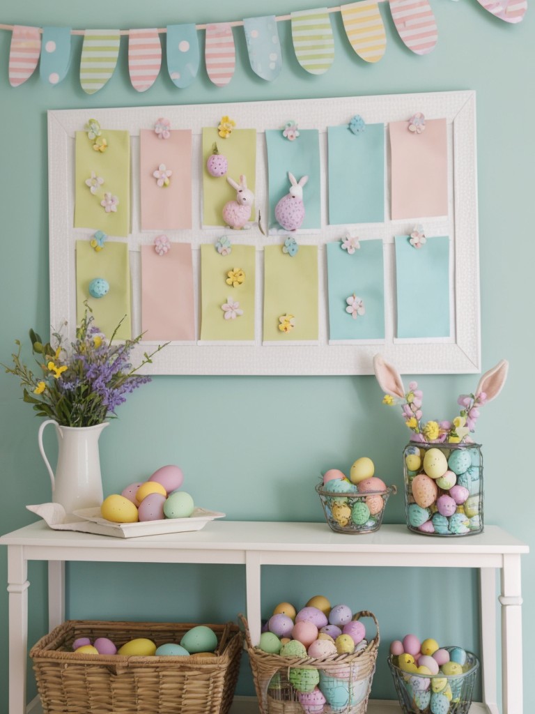 Create a themed bulletin board where residents can post Easter activities happening in the community or share Easter recipes and decorating ideas.