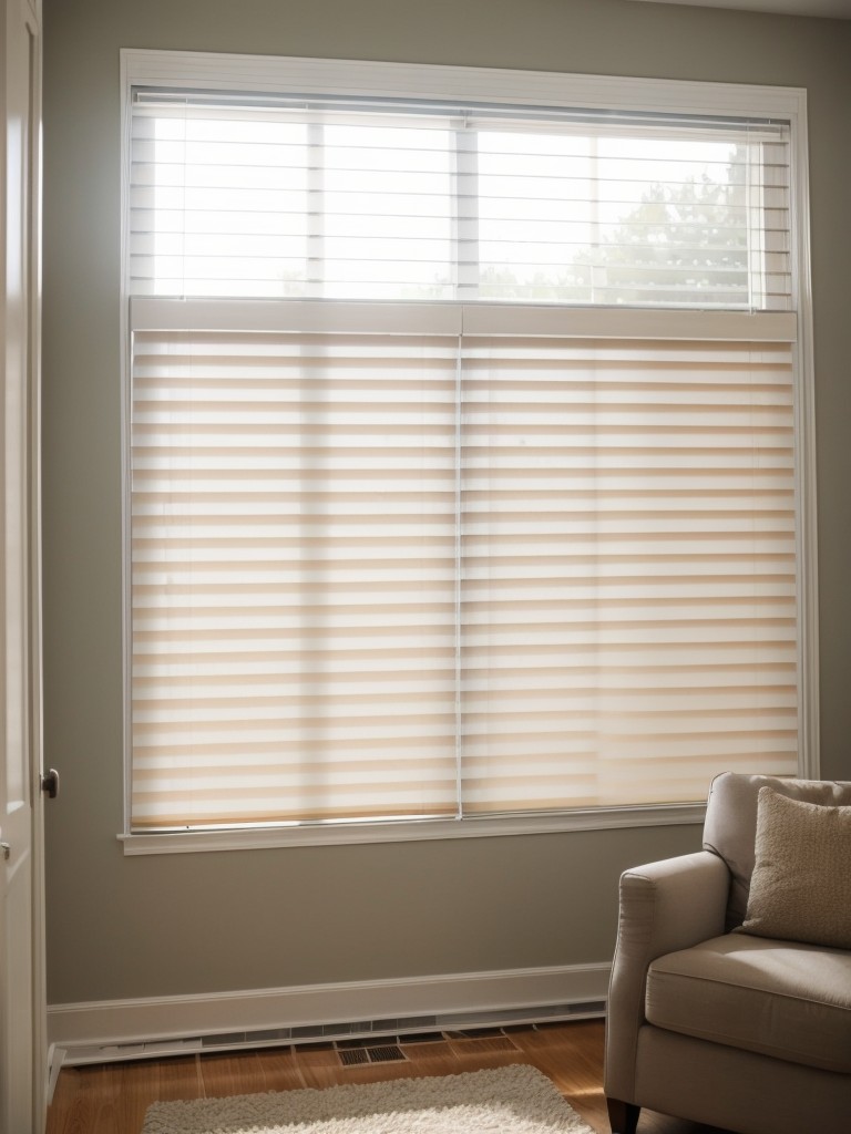 Choosing the right window treatments for privacy and natural light in your first apartment.