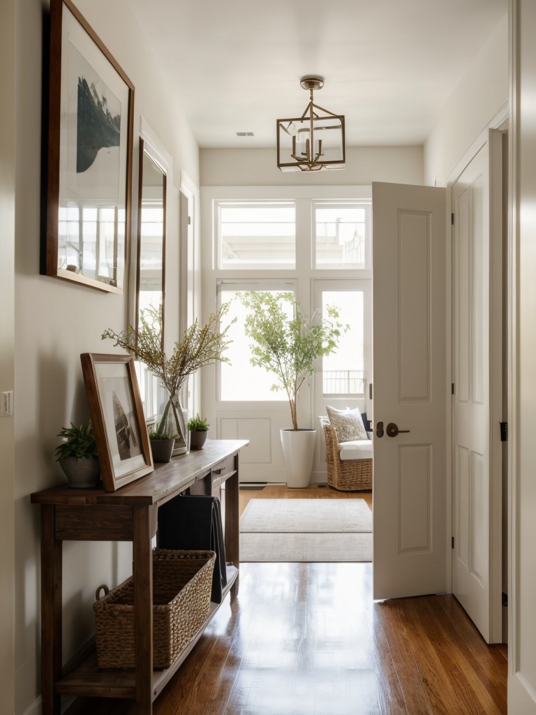 Apartment ideas for a cozy and welcoming entryway