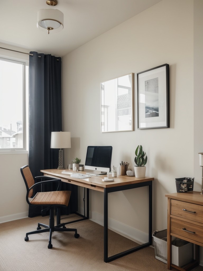Apartment ideas for incorporating a home office