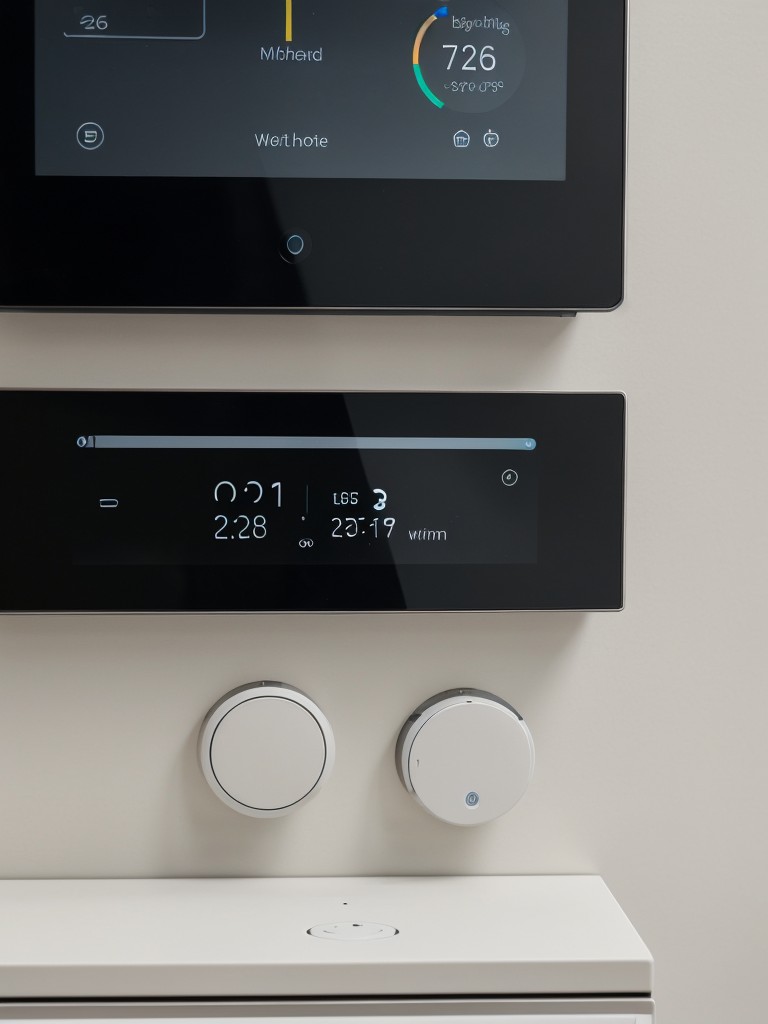 Smart home devices, like a voice-activated assistant or a smart thermostat for added convenience.